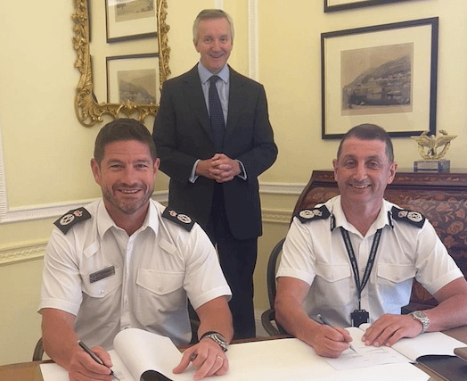 Devon & Cornwall Police sign twinning agreement 