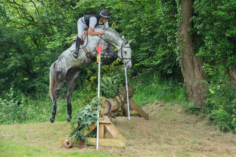 A big take off for one of the competitors. (Picture: Nicole and Robert Forrester)