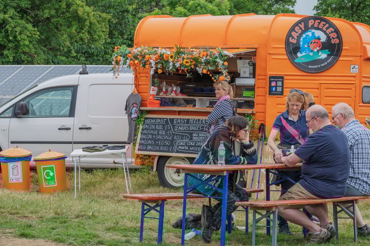 A number of food stalls kept spectators well fed. (Picture: Nicole and Robert Forrester)