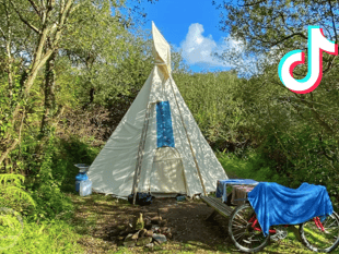 Cornish eco campsite goes viral on social media 