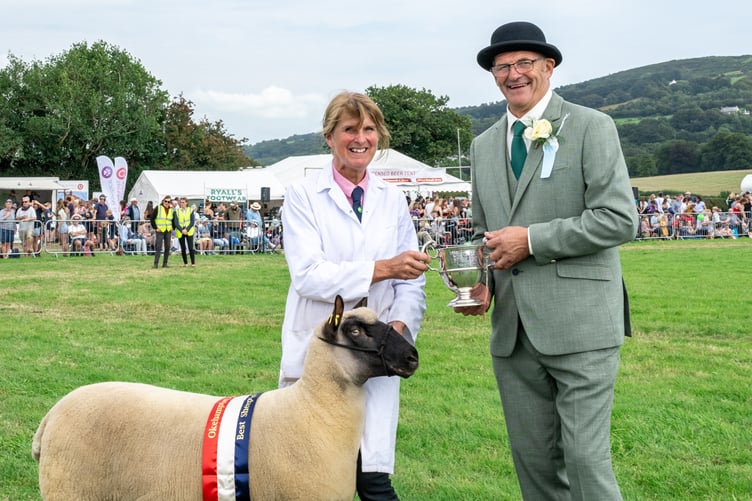 There are plenty of prizes to be won at Okehampton Show