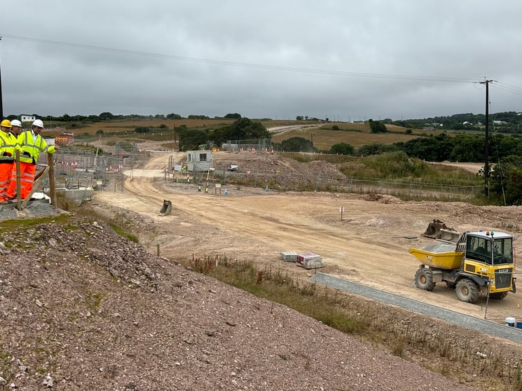 Work being carried out at Langarth, near Truro, by Cormac, one of the businesses operating within the Corserv Group