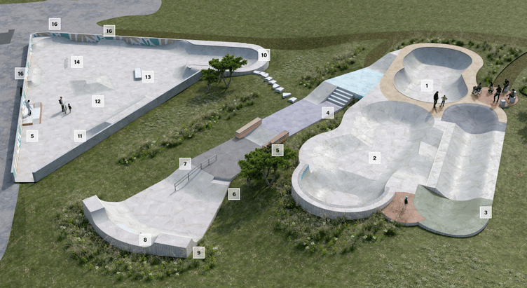 Bude Skatepark Plans