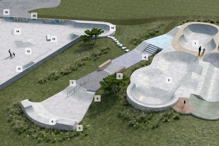 Bude Skatepark Plans