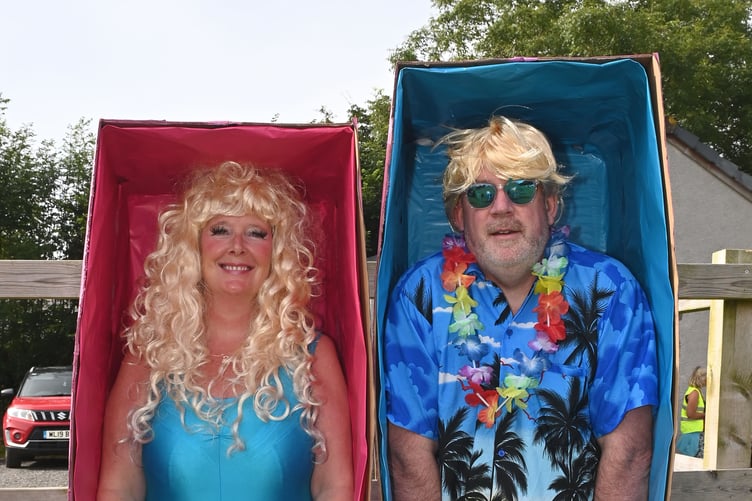 Sophie and Ben Broadhurst as Barbie and Ken 10 Years later