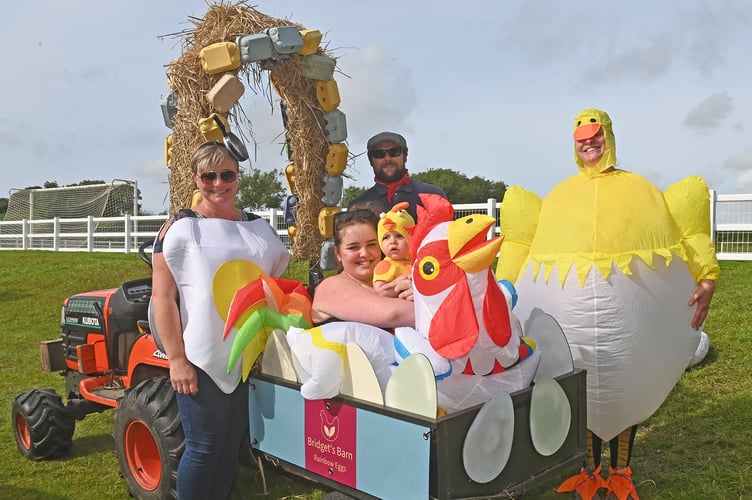 Sarah, Jake, Emma, Anna and Archie of "Bridgets Barn"