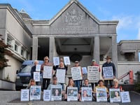 Court protesters risk arrest in Truro