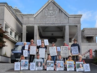Court protesters risk arrest in Truro