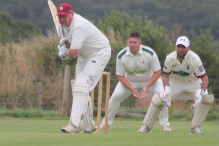 cPaul Miller made 75 for Werrington at Duloe, that after earlier taking 3-21 from his nine overs. (Picture: Paul Hamlyn).