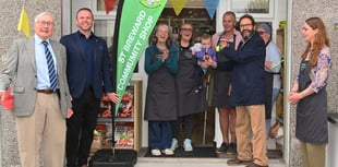 Village celebrates successful opening of community shop 