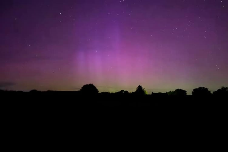 Northern Lights in Cornwall