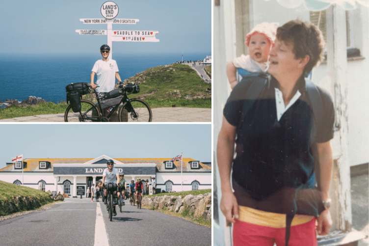 Katy is taking on the challenge in memory of her father who she lost to suicide when she was 17