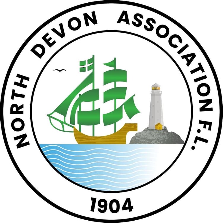 North Devon League football logo