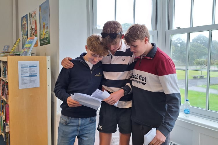 Jack Stanton, Leo Reed and Max Tovey open their results
