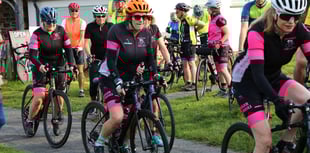 Cycling group raises more than £2,000 for charity 