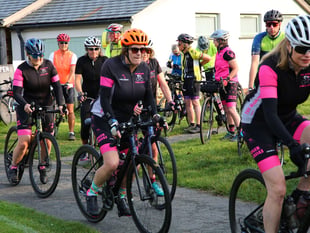 Cycling group raises more than £2,000 for charity 