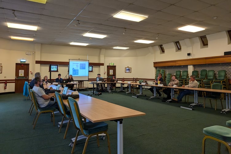 Bodmin Town Council's planning committee hear about the plans from Devonshire Homes