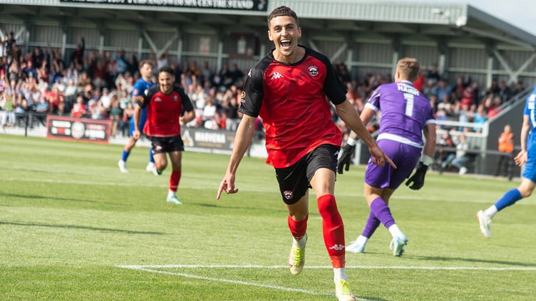 Truro City v Worthing, Jaze Kabia.