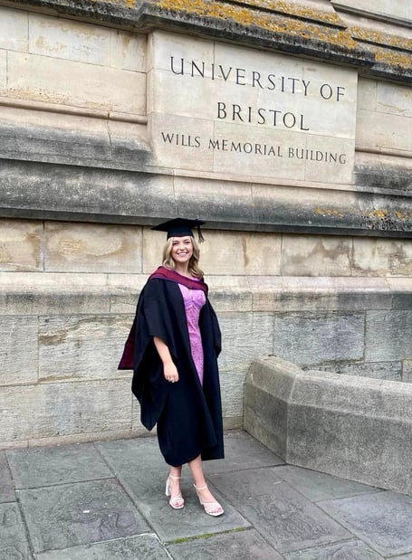 Rebecca Bromell, who graduated from the University of Bristol. (Picture: Callywith College)
