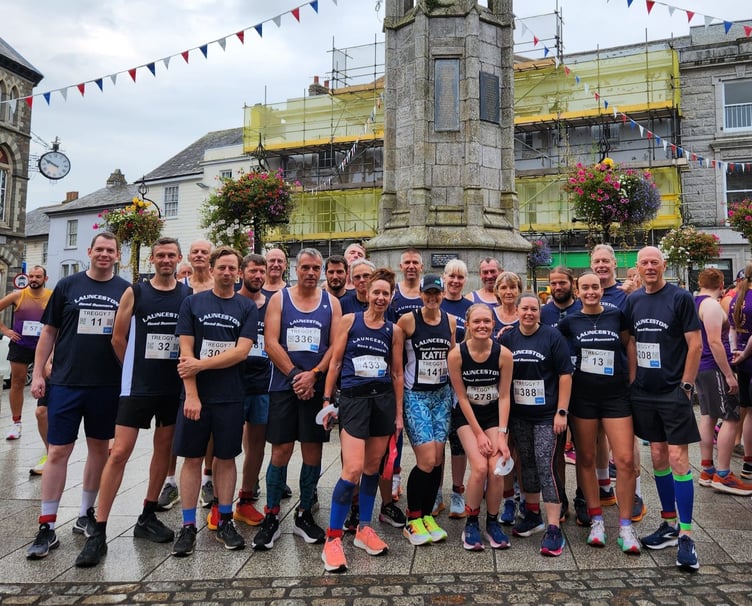 The 25-strong Launceston Road Runners squad at their home event. Picture: Launceston Road Runners