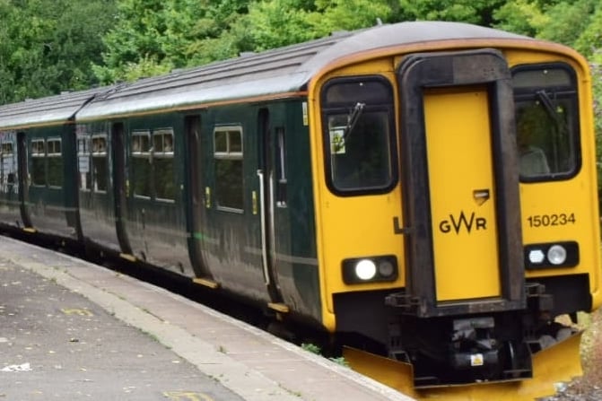 A GWR Class 150 train on a branch line (Picture: Network Rail)