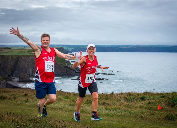 Bude RATs duo Rob Petrie and Paula Wilkinson take on the scenic Bude Pirate Run on Sunday, September 7. Picture: Bude RATs