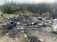 Caravan reduced to ashes after serious fire 