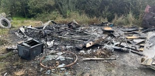 Caravan reduced to ashes after serious fire 