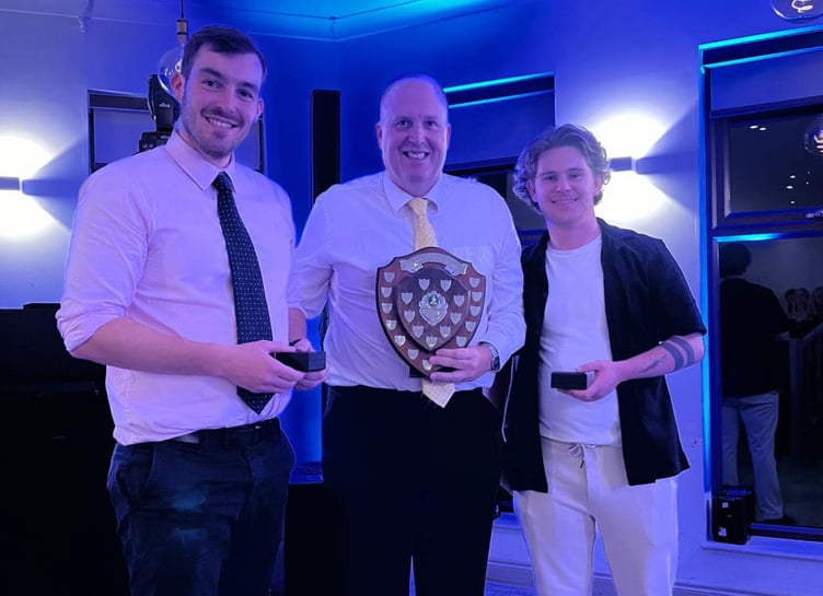 Ben Ellis (left) and Liam Lindsay (right) won a host of awards including sharing the club's player of the year award. Pictures: Callington CC