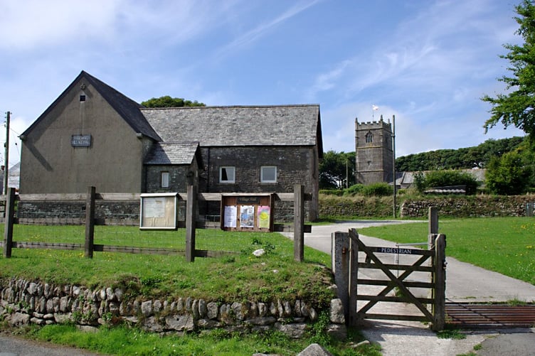 St Breward Village Hall and Church (Picture: Tony Atkins/Creative Commons)