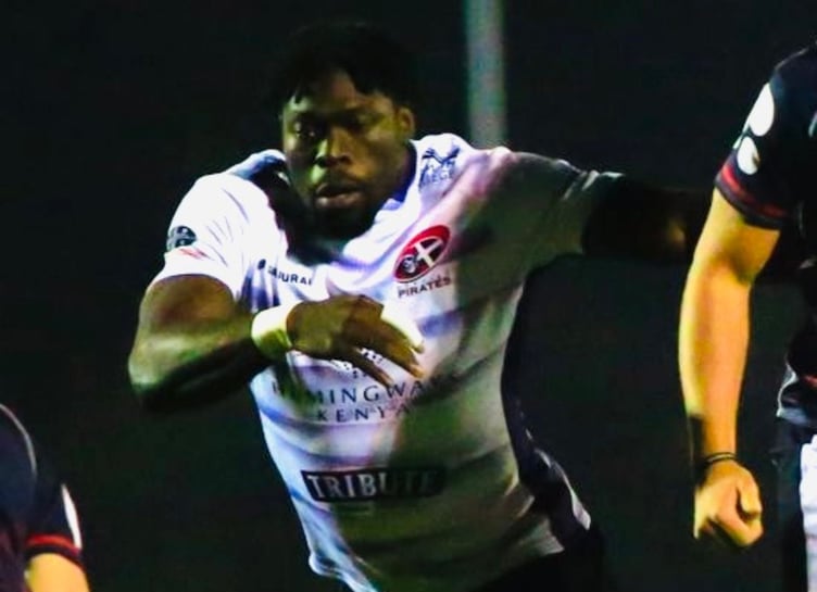 Recent loan signing Tomiwa Agbongbon made a big impact after coming on for the final 30 minutes at London Scottish last Friday night. Picture: Brian Tempest
