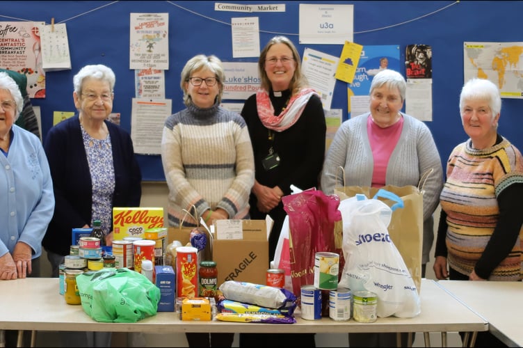 Egloskerry Friendly Club's harvest festival at the Central Methodist Church Hall, Launceston, was attended by more than 30 members. (Picture: John Ellacott)