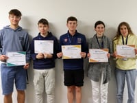Students get gold at national maths challenge
