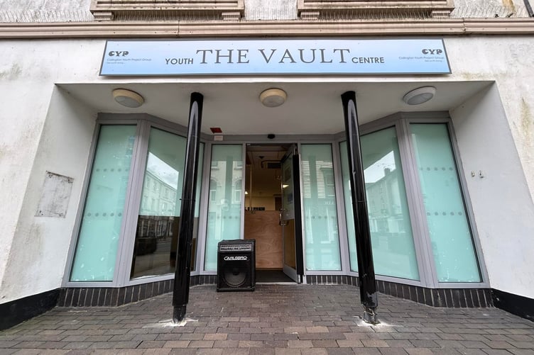 CALLINGTON Youth Project runs drop in sessions at The Vault in Fore Street