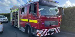 Crews attend blaze in chimney