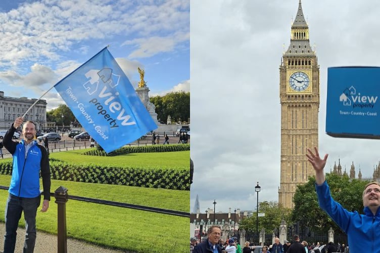 Will Inman and Martin Deacon, directors of View Property in Launceston and Tavistock, in London
