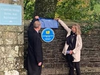 Writer's blue plaque tribute