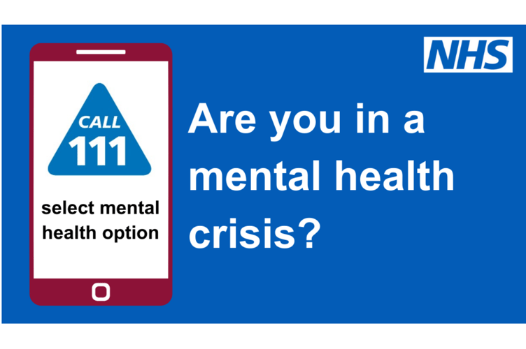NHS 111 offering local crisis mental health support