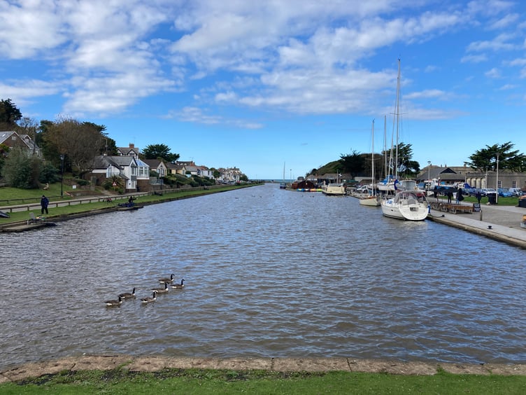 Bude Canal built in the 18th century