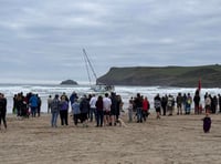 Coastguard rescue as skipper who ran aground in darkness 