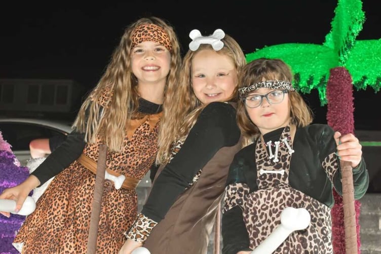 Children celebrating Hatherleigh Carnival