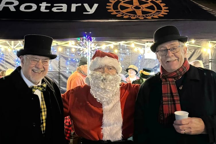 SANTA will be in Callington for the lights switch-on event