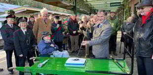 Rail enthusiasts celebrate third anniversary of Dartmoor Line