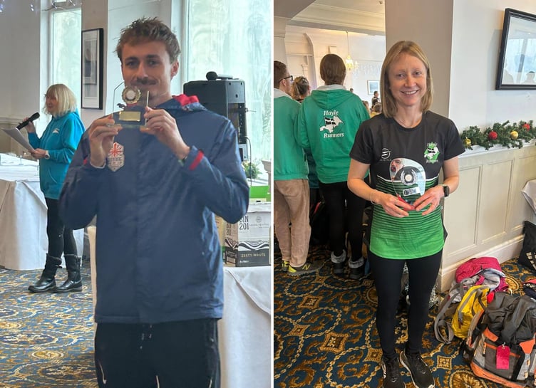 Tom Morton, Newquay and Par and Emma Paull (Hayle).