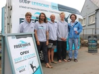 Surf school support those in need with Christmas Appeal donation