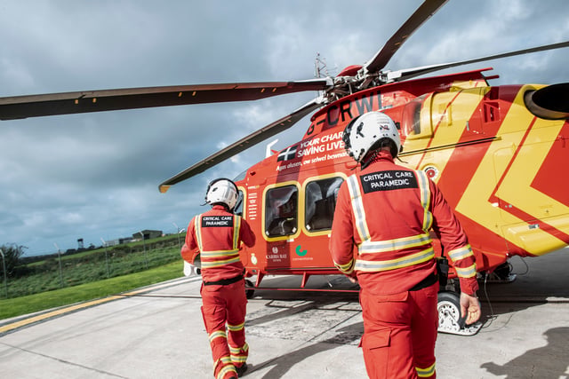 Appeal to purchase lifesaving helicopter reaches halfway milestone