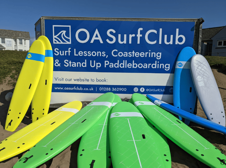 The trailer and surfboards which have been reported stolen from Bude
