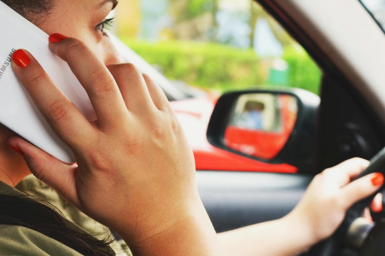 Phone while driving