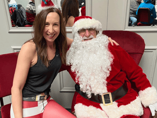 Local hero saves the day with Father Christmas visit 