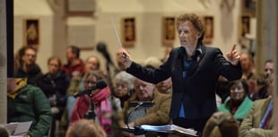 Music teacher's delight after receiving BEM